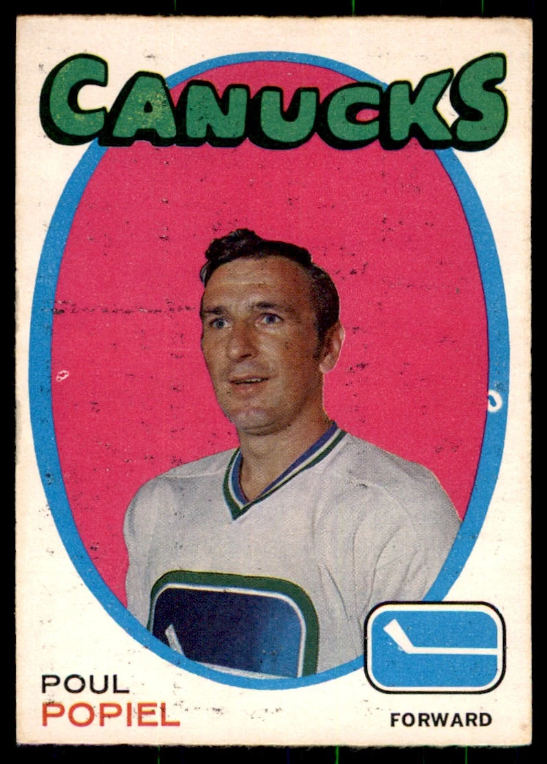 1971-72 O-Pee-Chee Poul Popiel Vancouver Canucks #1