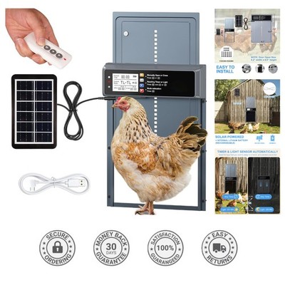 Energy-Efficient Automatic Chicken Coop Door with Light Sensor & Timer