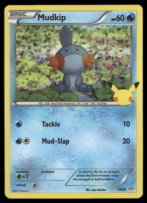 Mudkip 33/160 Common 25th Anniversary Promo Primal Clash Pokemon NM/M