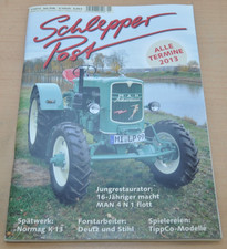 Schlepper Post 1/2013 13 MAN Normag Deutz Stihl Hummel Schlüter Massey Traktor