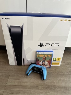 PS5 Disc Edition (Modell CFI-1216A - Leise Revision) + Controller + 2 Spiele