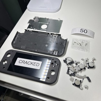 OEM Nintendo Switch Lite LCD, Housing, Buttons, Joystick- Black As Is! #50