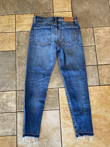 Women’s Moussy Vintage Clarence Skinny Blue Jeans Size 26x26 Japan Saab - Picture 7 of 10