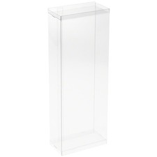 DollSafe Clear Folding Display Box for Large 11-12.5 inch Dolls, 5" x 2.5" x 13"