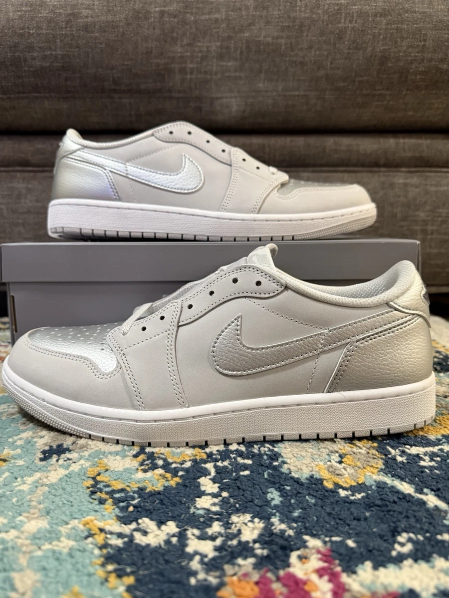Preços baixos em Jordan 1 Retro OG Low Metallic Silver | eBay