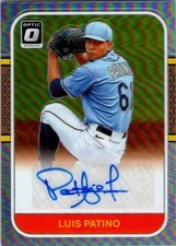 2021 Donruss Optic #RS87-LP Luis Patino Retro 1987 Signatures Holo Prizm RC Auto