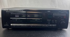 TEAC W-600R Stereo Double Cassette Deck Recorder Auto Reverse Tested Works