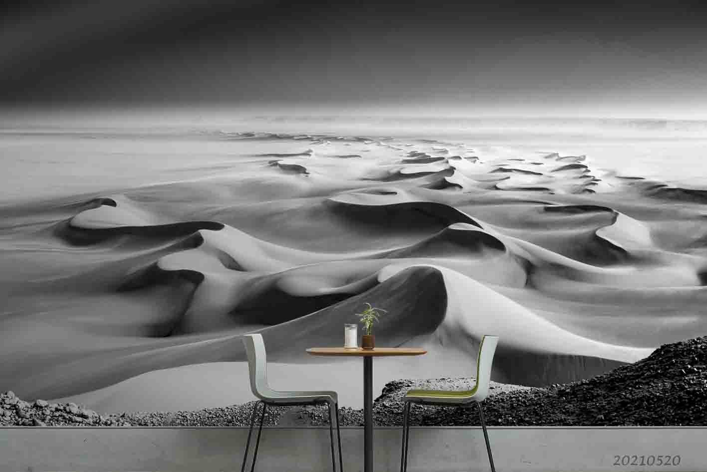 3D Desert Landscape Wall Murals Wallpaper Murals Wall Sticker