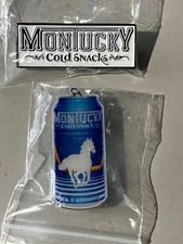 🔥NEW (2) Montucky Cold Snacks Snackable Lager Metal Beer Lapel Hat Pin Mustang
