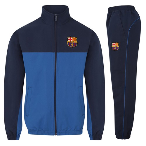 FC Barcelona Official Soccer Gift Boys Jacket & Pants Tracksuit Set - Picture 2 of 8