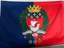 Drapeau de PARIS/FLUCTUAT NEC MERGITUR/150X90 CM