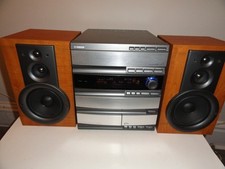 Yamaha GX 500 AM/FM Radio 3 CD Change Cassette Tape Desk