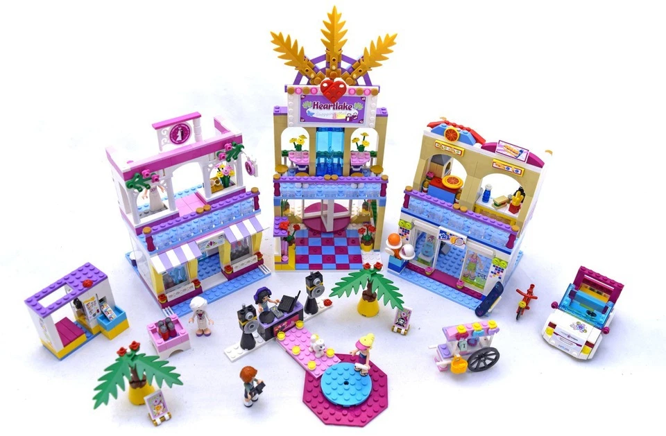 LEGO Friends Set #41058 "Heartlake Shopping Mall" - 100% Completo con Manuales Foto 3 de 4