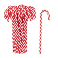 50 Christmas Acrylic Candy Cane Twisted Christmas Candy Canes Hanging Ornaments