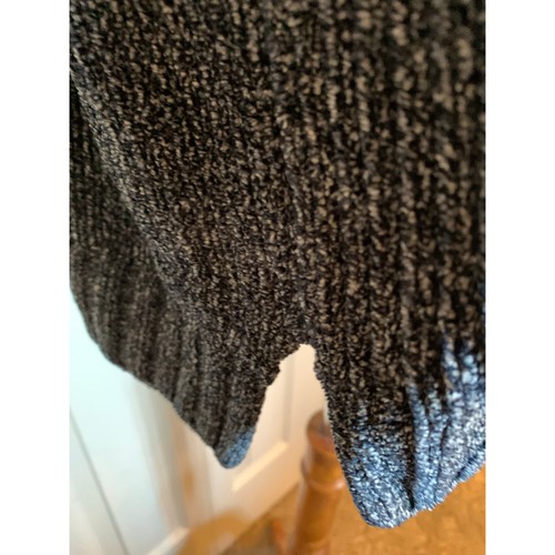 Maglione ciniglia Orvis nero/grigio taglia xl donna. - Foto 6 di 8