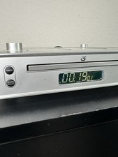 GPX Under Cabinet CD Radio Player Kitchen Radio Clock Tested KC222S