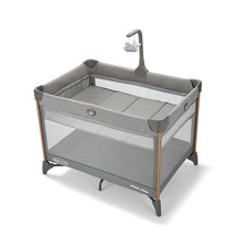 Graco On The Go Zip DLX Pack  n Play Playard, Folding Playpen with Bassinet, P