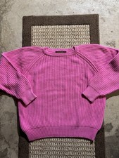    Vintage Eddie Bauer Pink Women's Ribbed Sweater Medium   