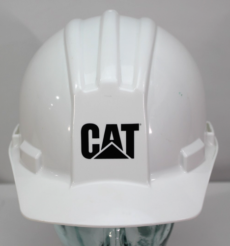 Bullard CAT Safety Hard Hat Model S51 Caterpillar Standard Made USA White Helmet - Picture 4 of 24