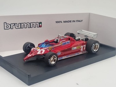 Brumm BRUR646 - 1/43 - Ferrari 126CK turbo Aeroporto di Treviso-Istrana 1981 #27