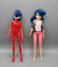 Miraculous Ladybug & Marinette 10" Zagtoon Action Figures fashion dolls. set 2