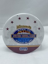 Vintage NFL Super Bowl XXVI Button Pin Back Minneapolis 1992 RARE Host pin EUC