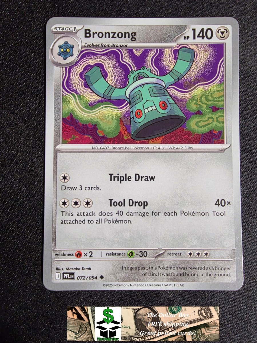 Pokemon Phantasmal Flames Bronzong #072/094