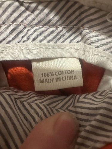 J Crew Chino Broke In Orange/Red Shorts Size 6 - Picture 7 of 7