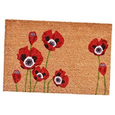 Calloway Mills Red Poppies Doormat