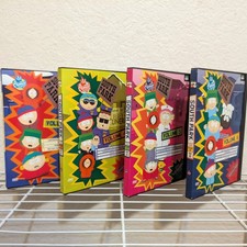 South Park DVD Lot of 4 Vol. 1, 4, 5, 6 Tested Very Good