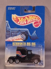 Vintage 1991 Hot Wheels Blackwall Tires Kenworth Big Rig Truck #76 Diecast 1:64