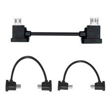 Chenyang 3pcs/set Remote Controller Data Cable Type-C Micro 8Pin to Micro USB