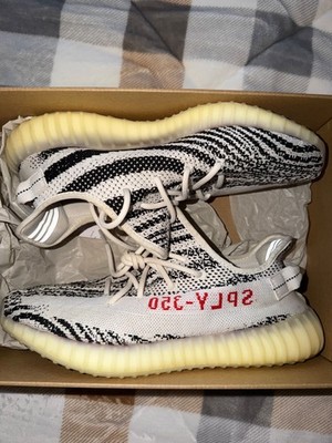 Adidas Yeezy Boost 350 V2 'Zebra' Men's Size 12 Pre-Owned CP9654