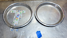 Toyota Hub Cap Beauty Ring Chrome Wheel Rim Trim Steel Wheels 14 Pair Two Toyota Hub Cap Beauty Ring Chrome Wheel Rim Trim Steel Wheels 14 Pair Two