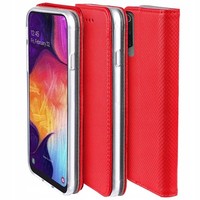 SchutzhüLle FüR Samsung Galaxy A42 5G, MagnethüLle Smart Book RED + Glas