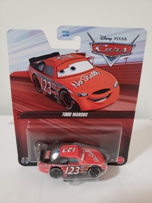 Disney Pixar Cars, Todd Marcus, #123 No Stall, Die Cast Vehicle Mattel