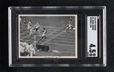 1936 Pet Cremer Olympia Tobacco Jesse Owens Ralph Metcalfe #2 SGC 4.5 1dn7