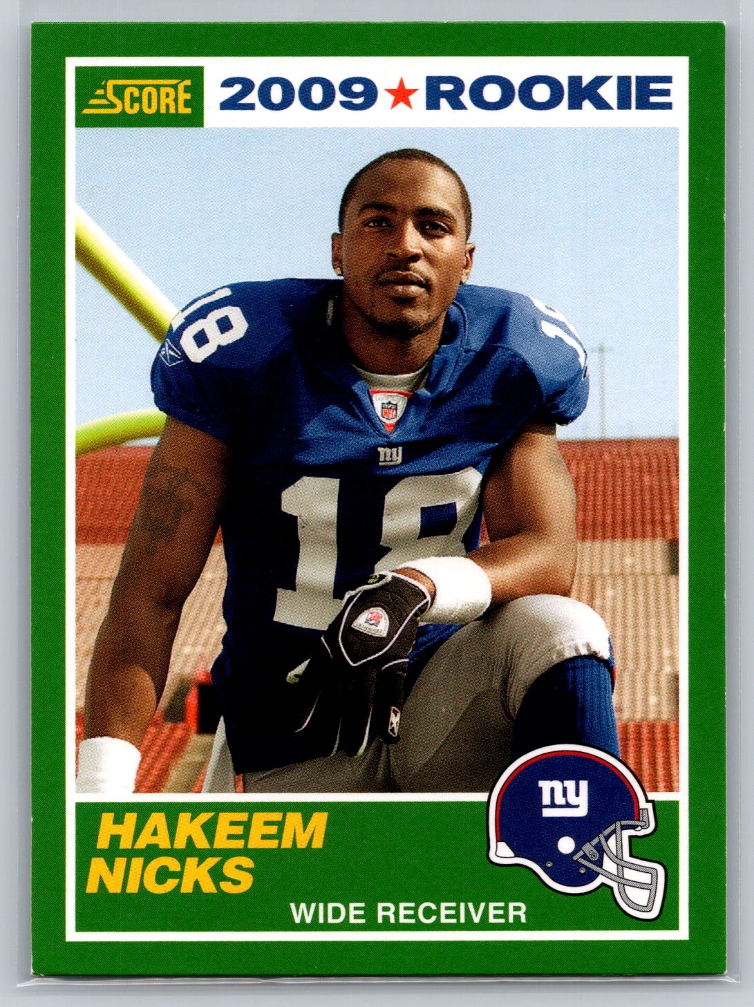 Hakeem Nicks Score 1989 Score #9 Base