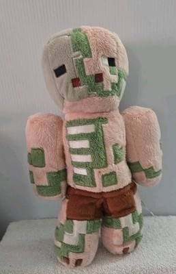 Minecraft 13'' Plush ZOMBIE PIGMAN Mojang Jinx Spin Master Toy Pixel Doll 2014
