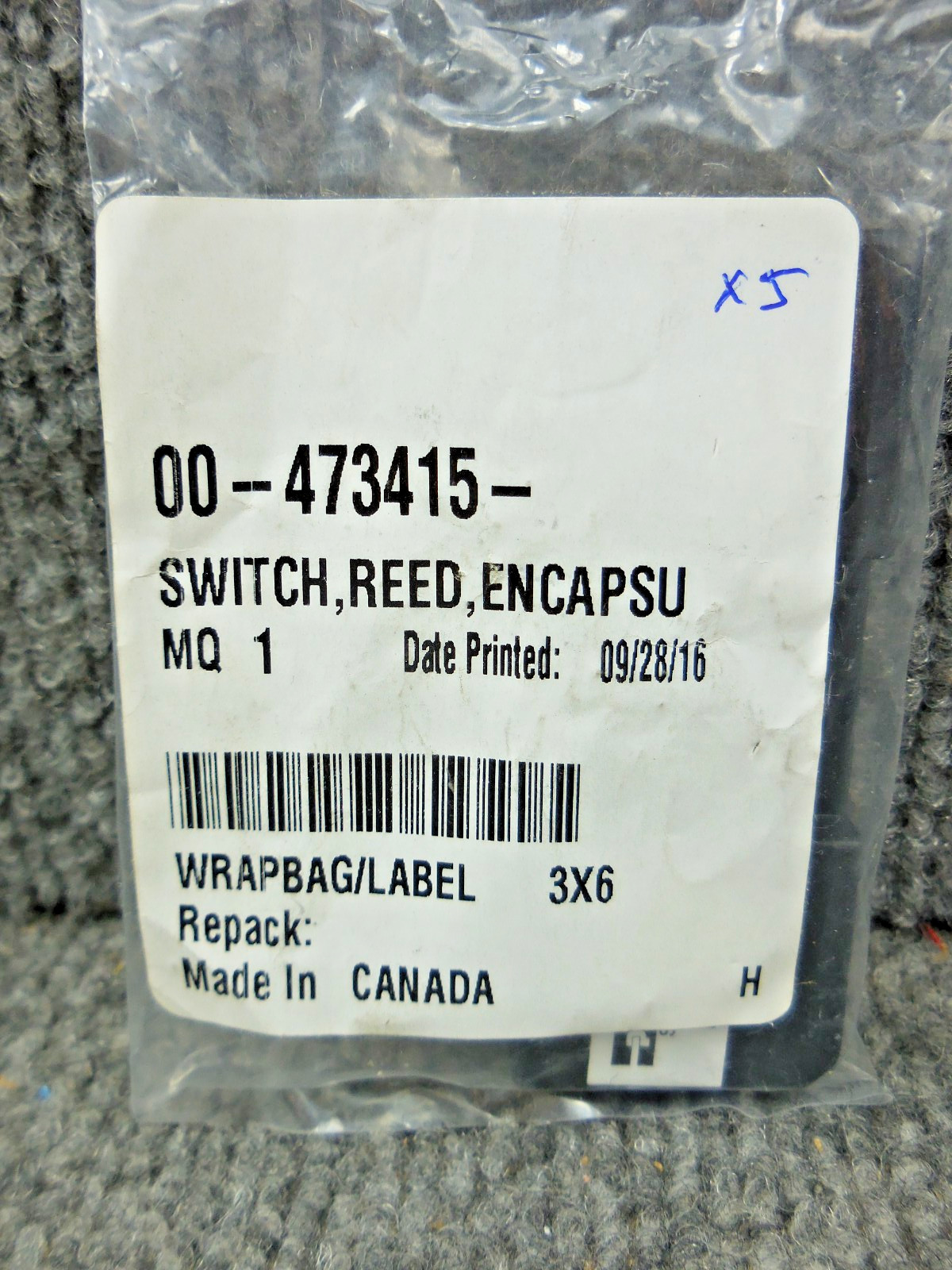 New Sealed Hobart 473415 Reed Switch Dish Washer Machine Part 00-473415