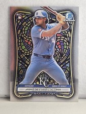 2026 Bowman Jac Caglianone Etched in Glass Chrome #75 KC Royals RC Case Hit