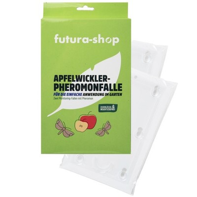 2x Apfelwickler Falle - Pheromonfalle (2 Stück)  / Obstbaum / Apfelbaum
