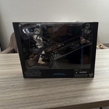 Hasbro Star Wars The Black Series Speeder Bike & Biker Scout Action Figure
