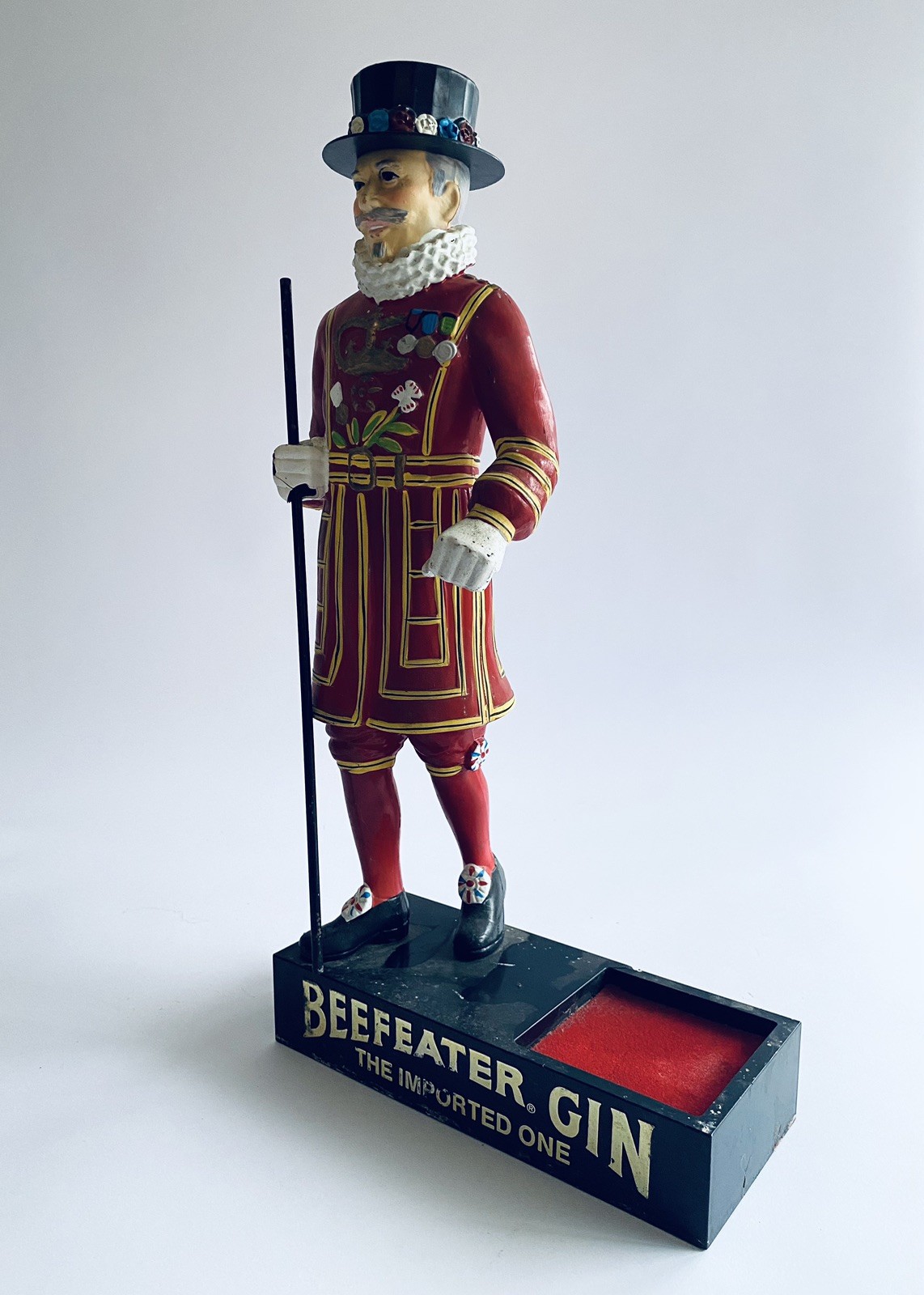 Vintage Beefeater Gin Store Bottle Advertising Display 17 inches Kobrand NY