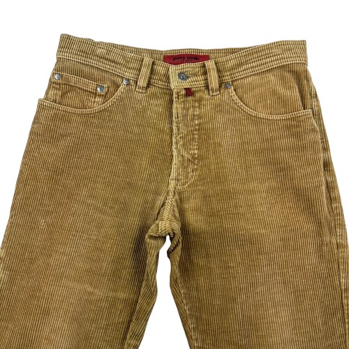 Jumbo Corduroy Trousers Mens 32 x 32 Pierre Cardin Tan Vintage Classic Retro - Picture 3 of 11