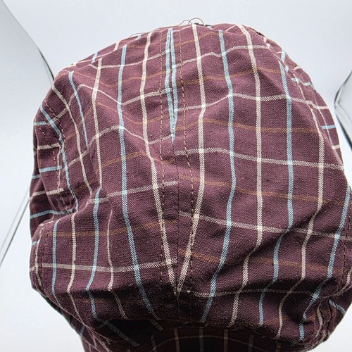 Element Crowns Plaid Adjustable Unisex Hat Brown Check Pattern Cap Casual - Imagen 5 de 9