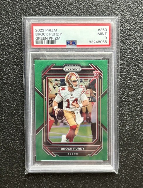 Brock Purdy 2022 Panini Prizm Green