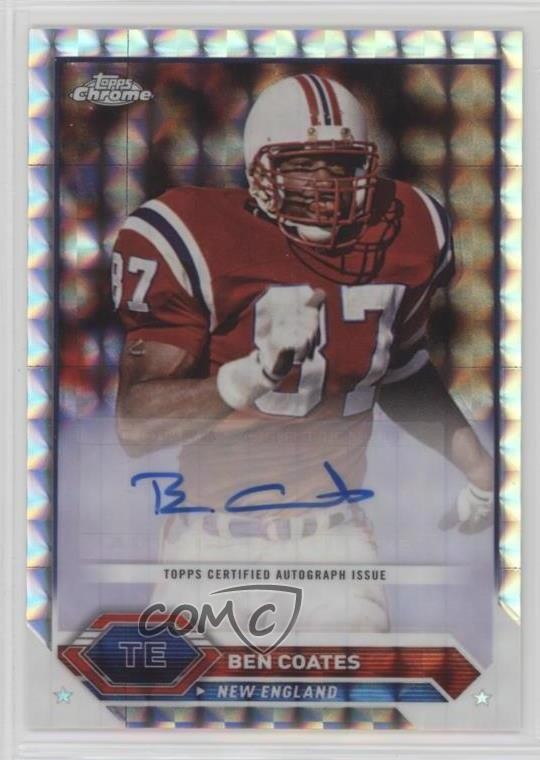 2023 Composite Topps Chrome Geometric Refractor Ben Coates #TCA-BC Auto 3hd