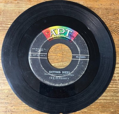 The Elegants   Little Star / Getting Dizzy 7'' Single 1958 APT Doo-Wop 45 RPM
