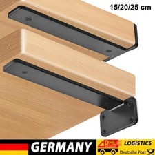 6Stk 15/20/25cm Regalwinkel L-Regalhalter Wandregalhalterung Konsole Regalträger
